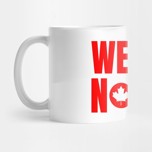 Image: We the north (oh canada) (red) by itemful